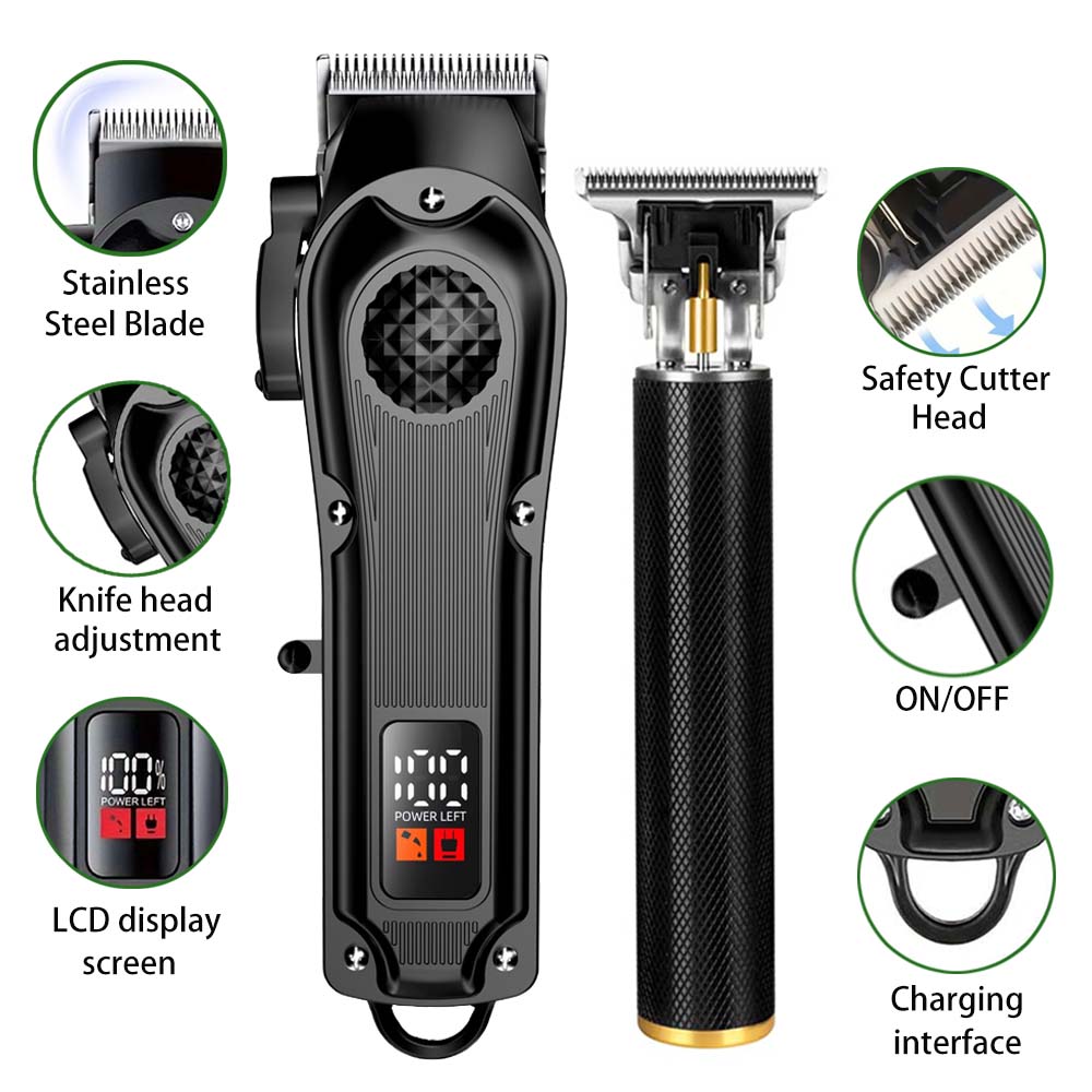 Professional Hair Clippers wit - Men'S Grooming Blade avaliação e preço