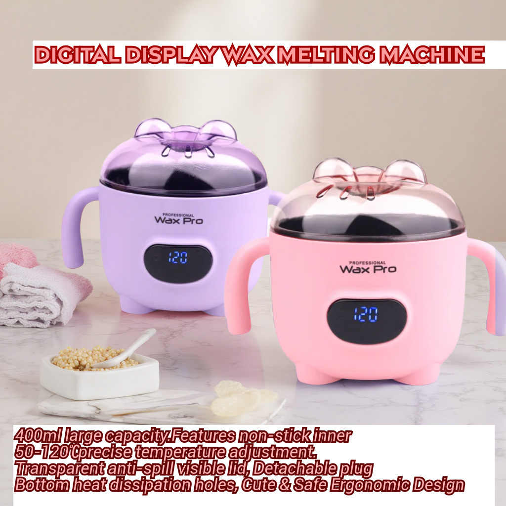 400ML Digital Wax Melter, 50-1 - Hair Wax Stick avaliação e preço