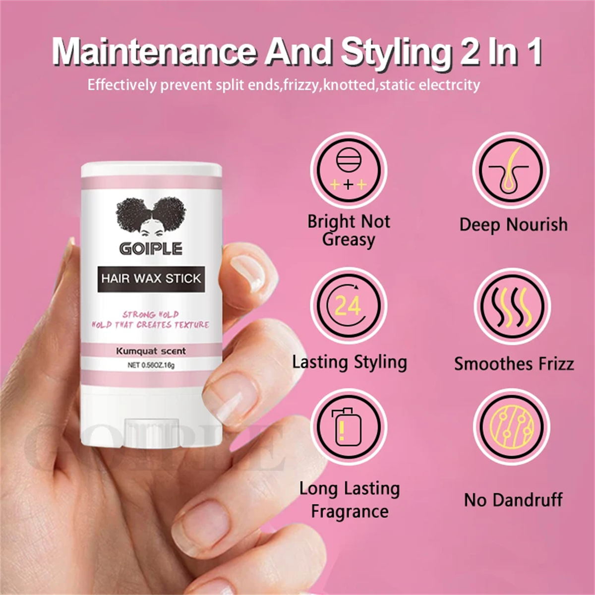 GOIPLE Flyaway Taming Wax Stic - Hair Wax Stick avaliação e preço
