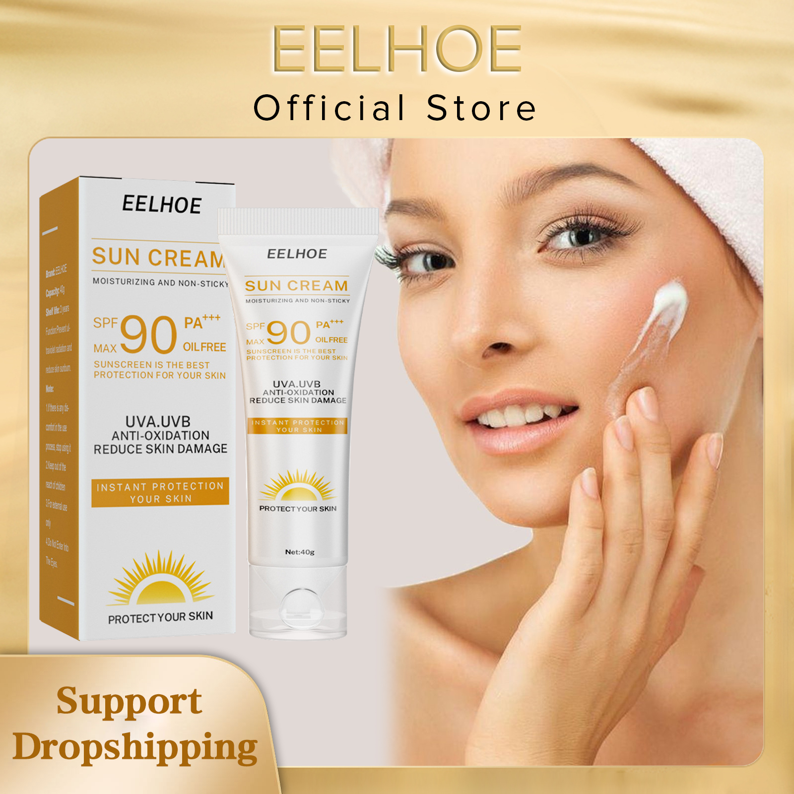 EELHOE Sunscreen Spf 90 Whiten - Face Moisturizer Spf avaliação e preço