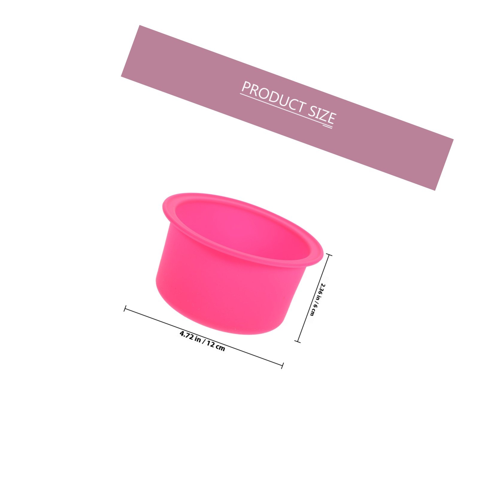 Pink Silicone Wax Melting Pot  - Hair Wax Stick avaliação e preço