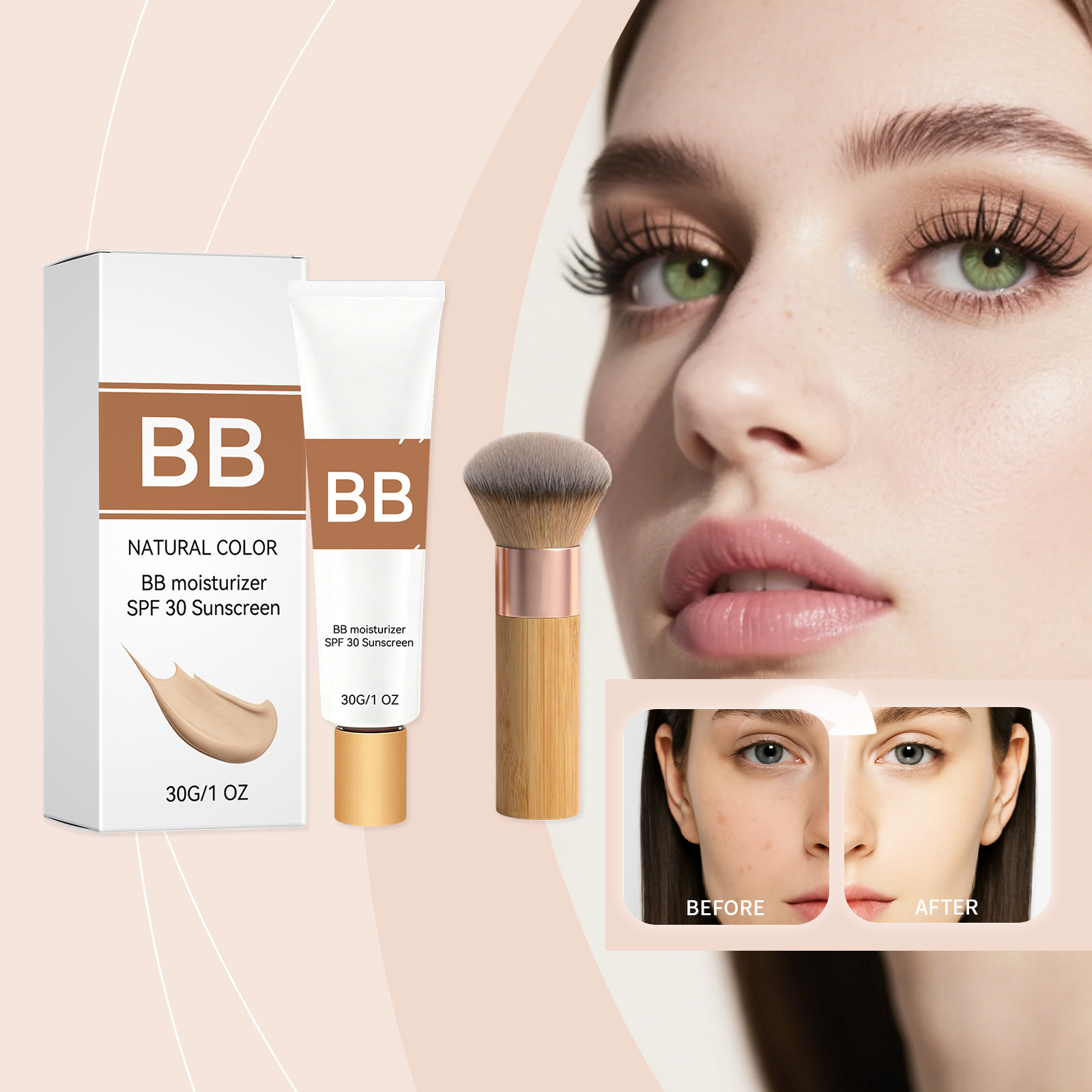 SPF 30 Tinted Moisturizer BB C - Face Moisturizer Spf avaliação e preço