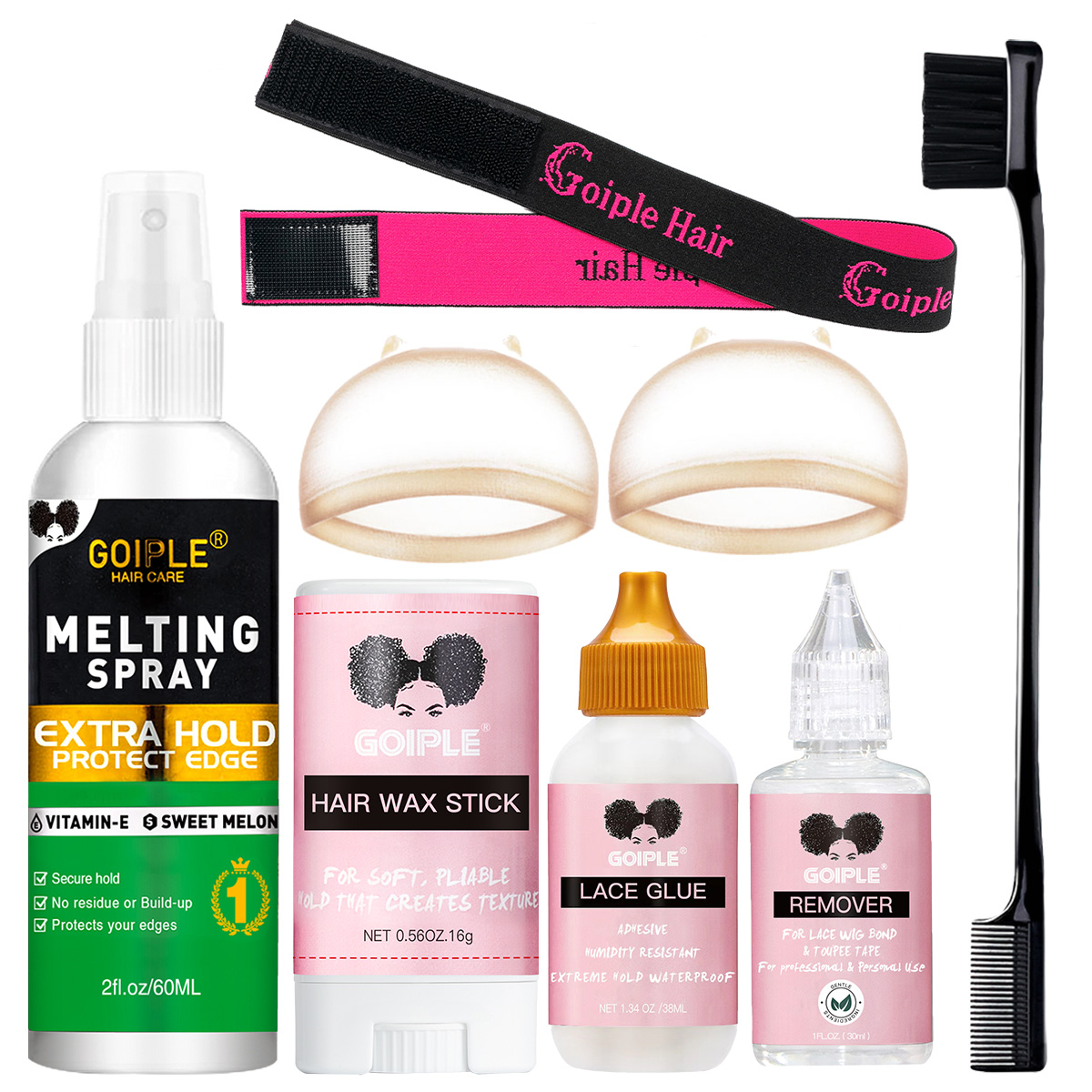GOIPLE Lace Wig Melting Spray  - Hair Wax Stick avaliação e preço