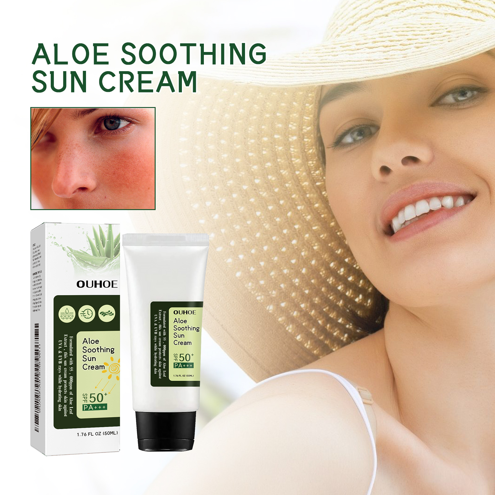 Aloe Vera Protective Cream Hyd - Face Moisturizer Spf avaliação e preço