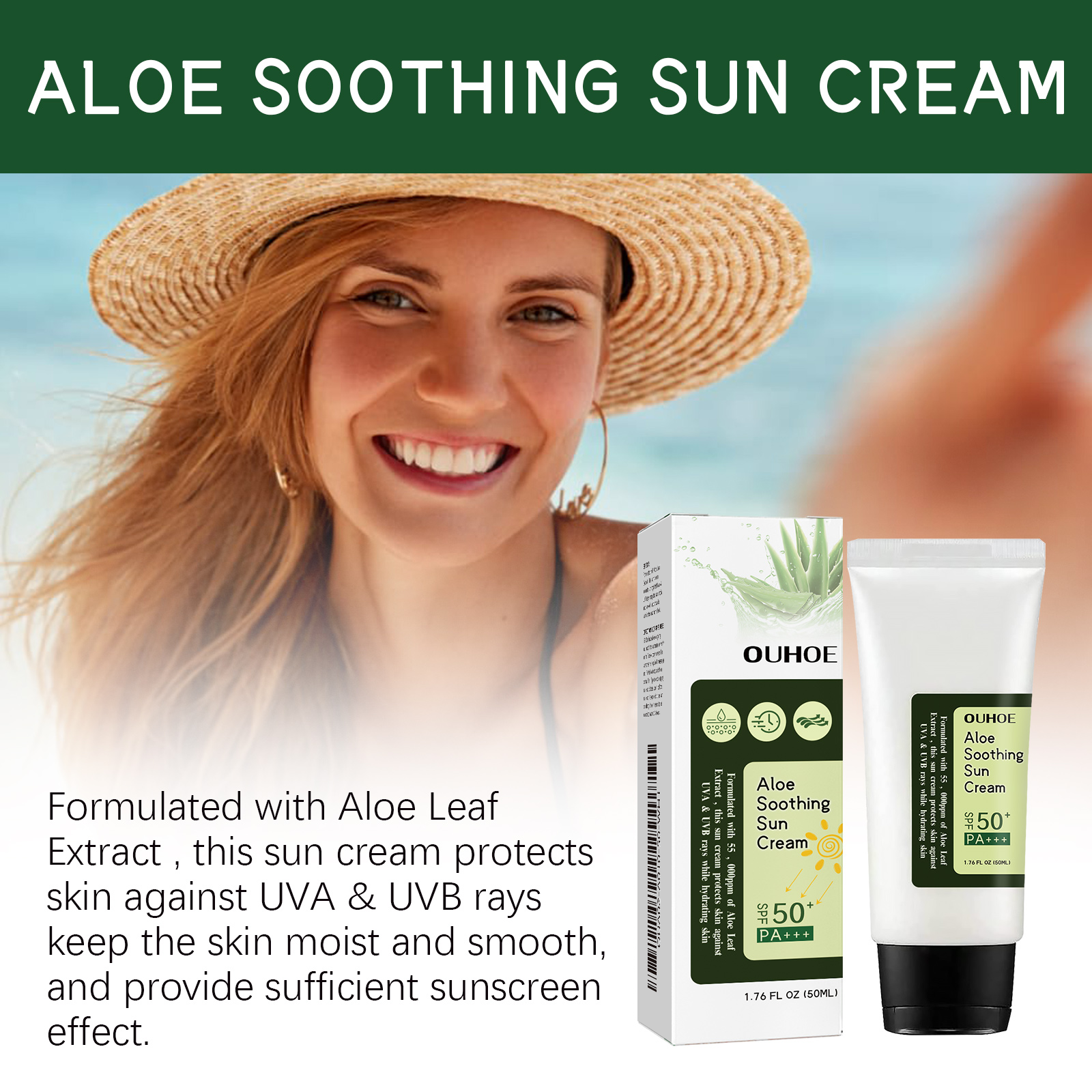 Aloe Vera Protective Cream Hyd - Face Moisturizer Spf avaliação e preço