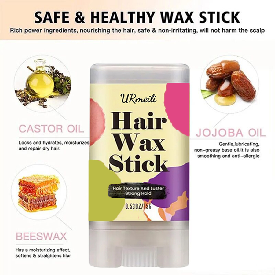 Hair Wax Stick, With Slick Bac - Hair Wax Stick avaliação e preço