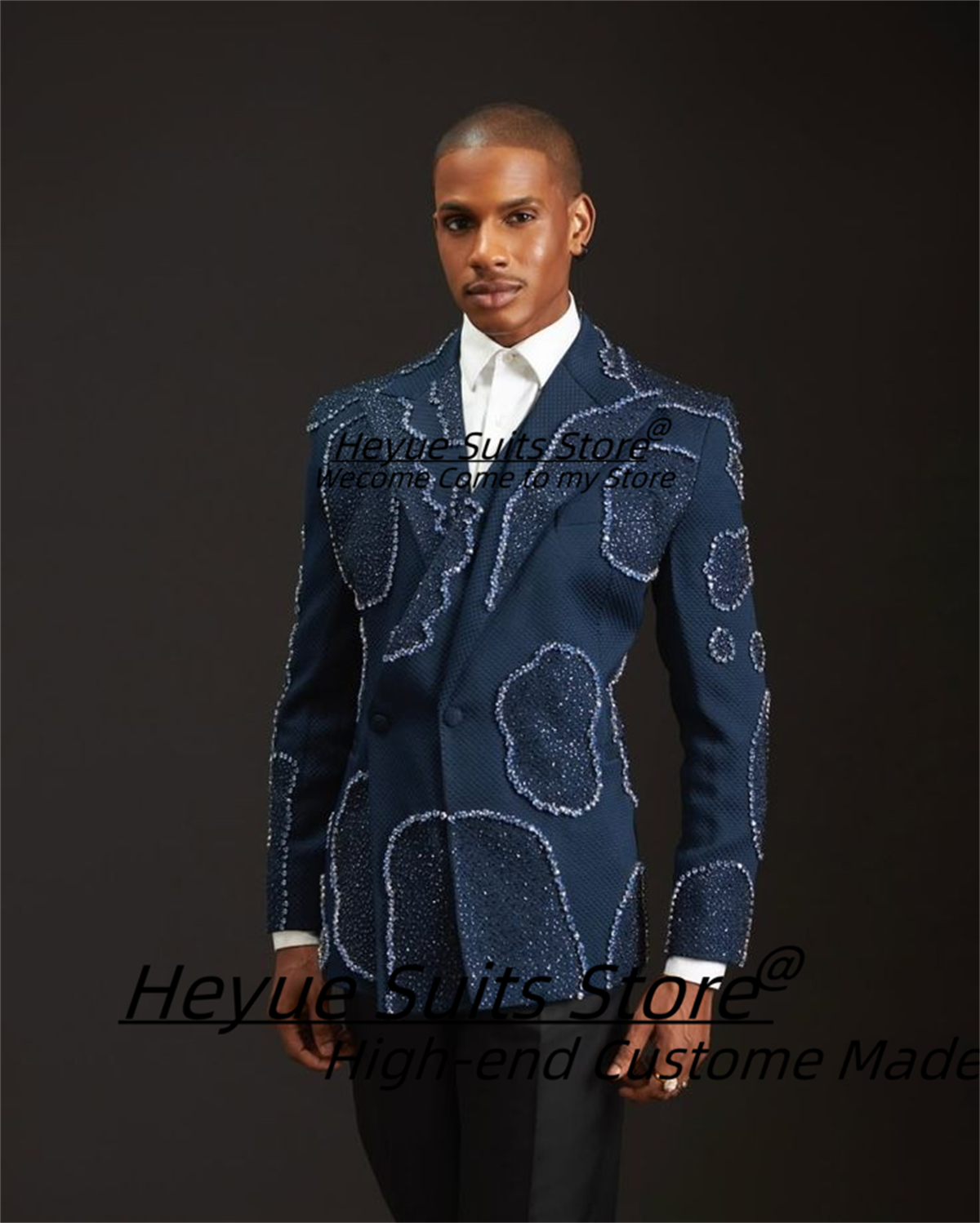 Gorgeous Crystal Embroidery Gr - Men'S Grooming Kits avaliação e preço