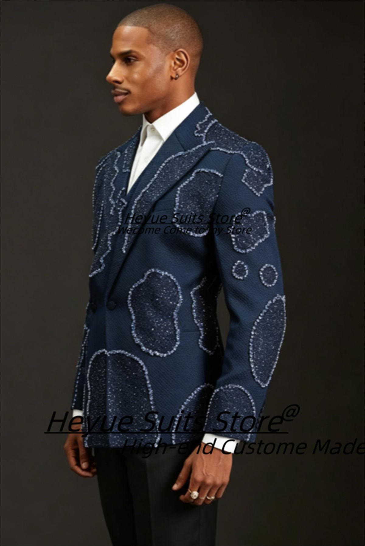 Gorgeous Crystal Embroidery Gr - Men'S Grooming Kits avaliação e preço
