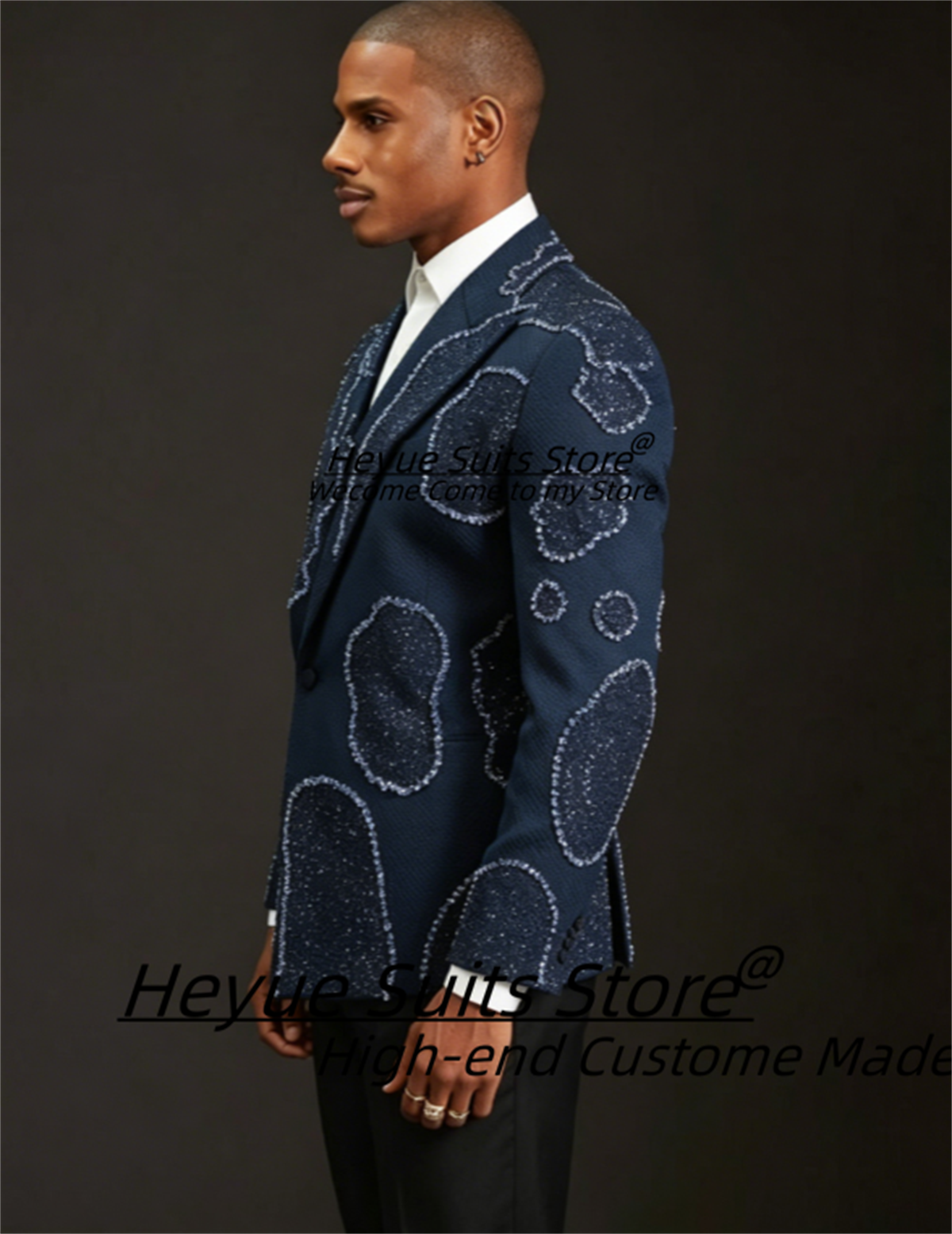 Gorgeous Crystal Embroidery Gr - Men'S Grooming Kits avaliação e preço