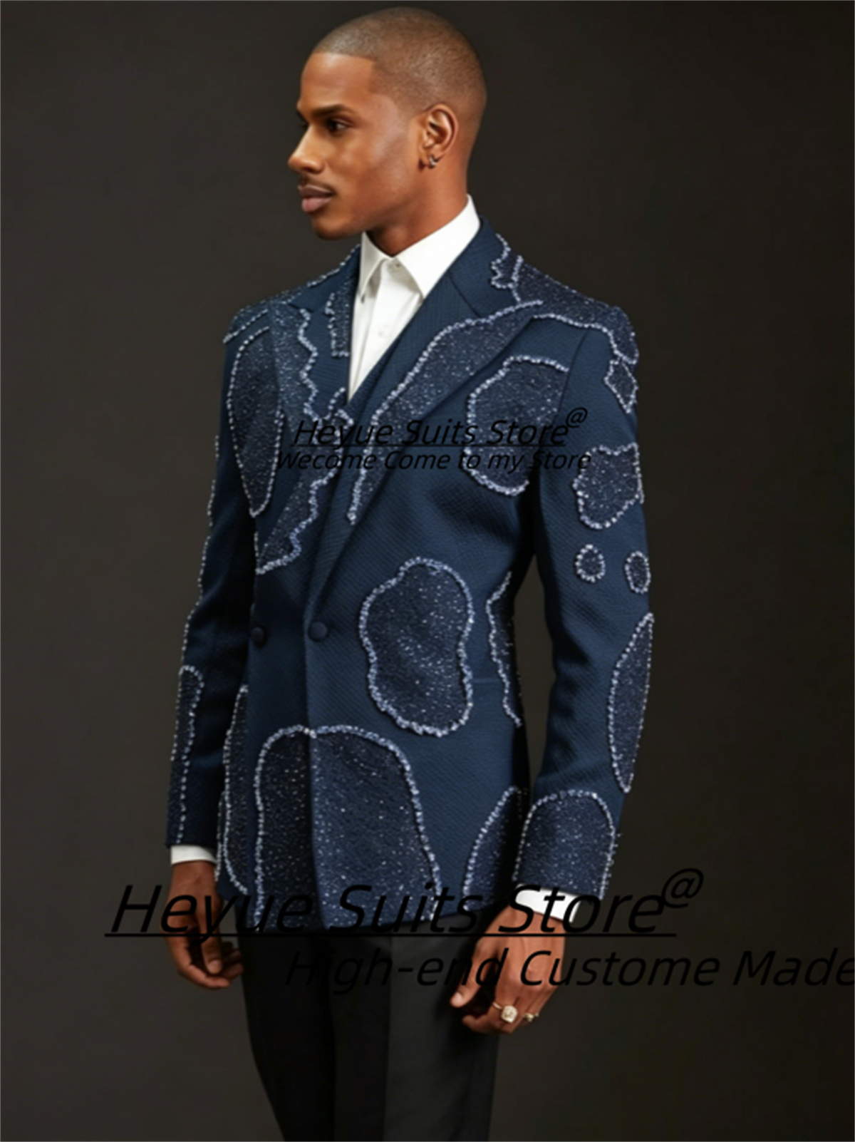 Gorgeous Crystal Embroidery Gr - Men'S Grooming Kits avaliação e preço