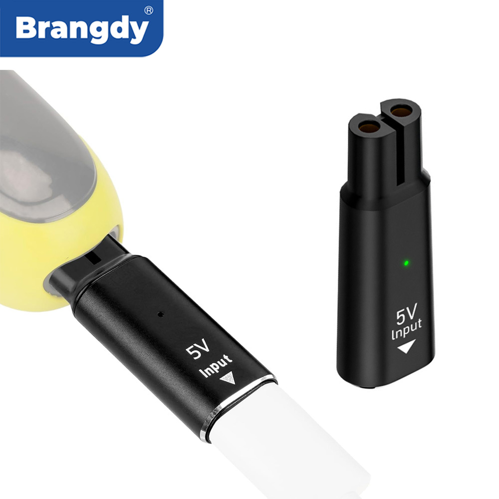Brangdy 5V Type-C Shaver Adapt - Men'S Grooming Trimmer avaliação e preço