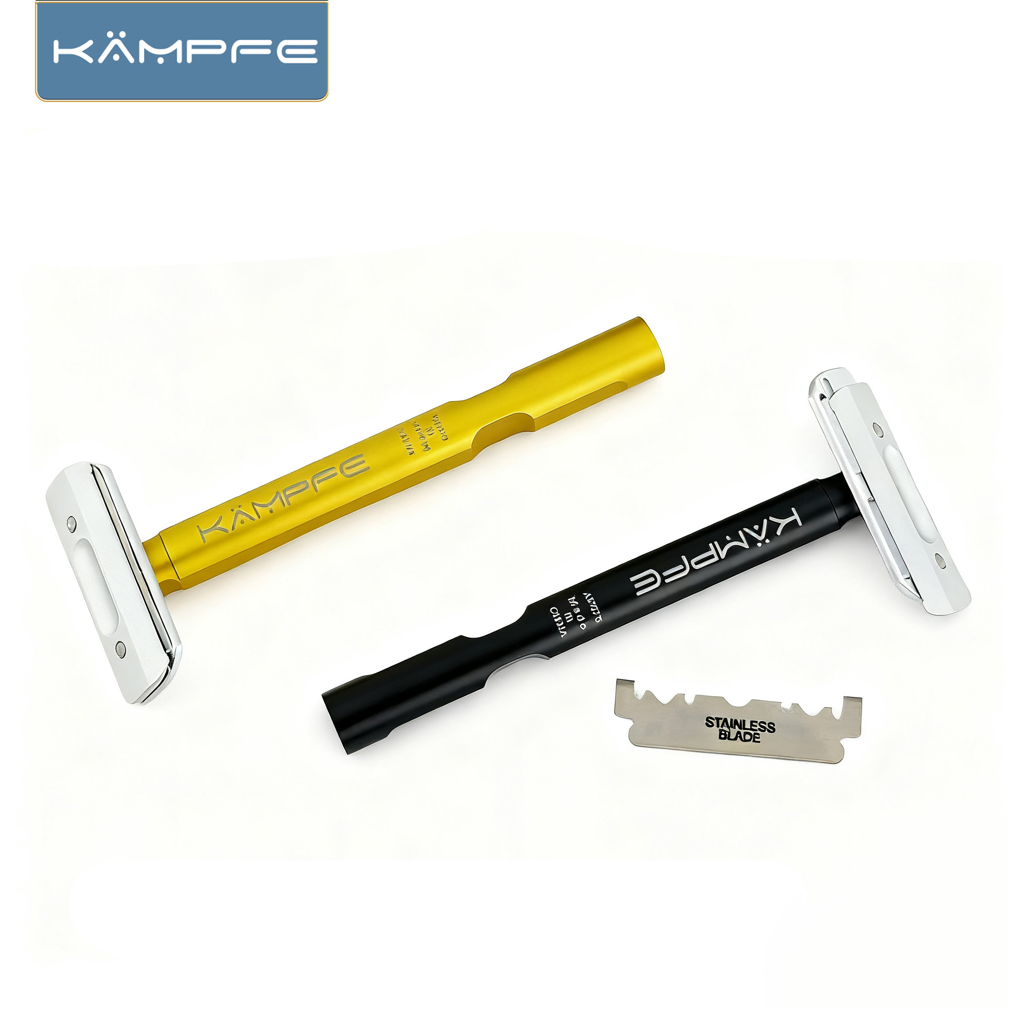 KAMPFE Aluminum CNC Carving Si - Men'S Grooming Blade avaliação e preço