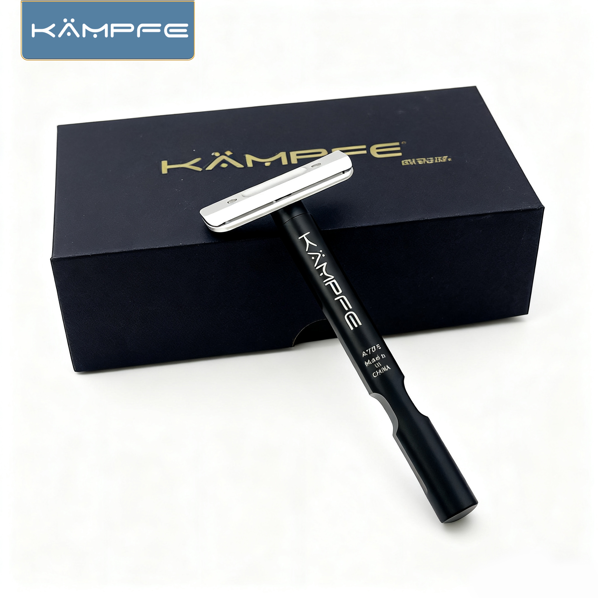 KAMPFE Aluminum CNC Carving Si - Men'S Grooming Blade avaliação e preço