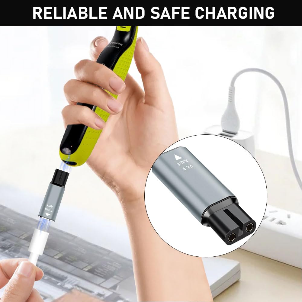 4.3V Type-C Shaver Adapter Cha - Men'S Grooming Trimmer avaliação e preço