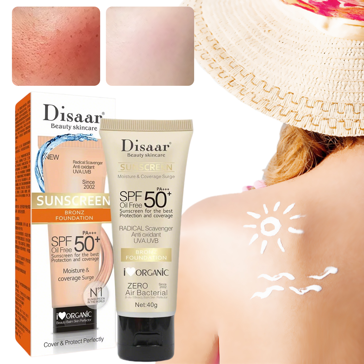SPF 90++++Sunscreen Nourishing - Face Moisturizer Spf avaliação e preço