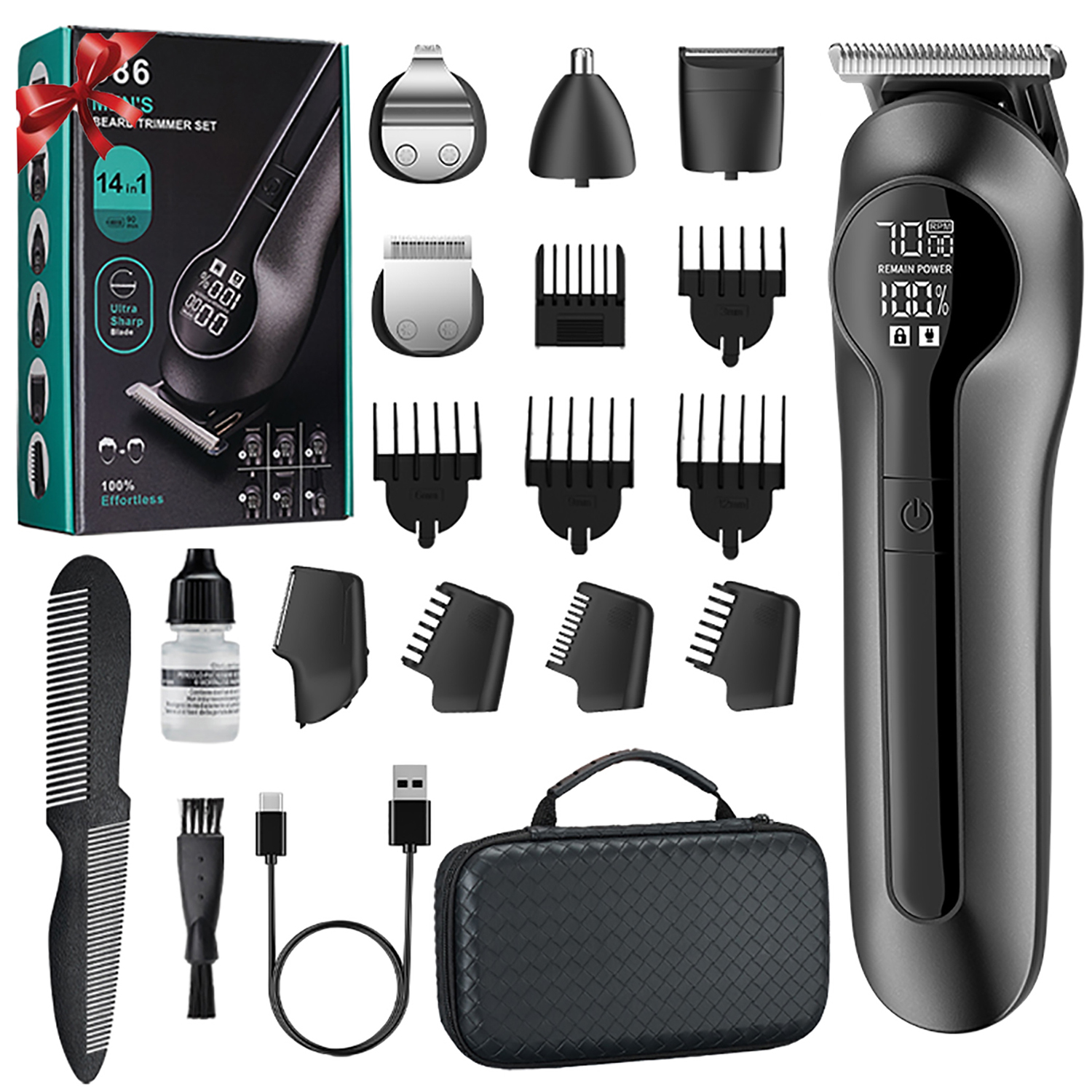 Hair Clipper for Men, Professi - Men'S Grooming Kits avaliação e preço
