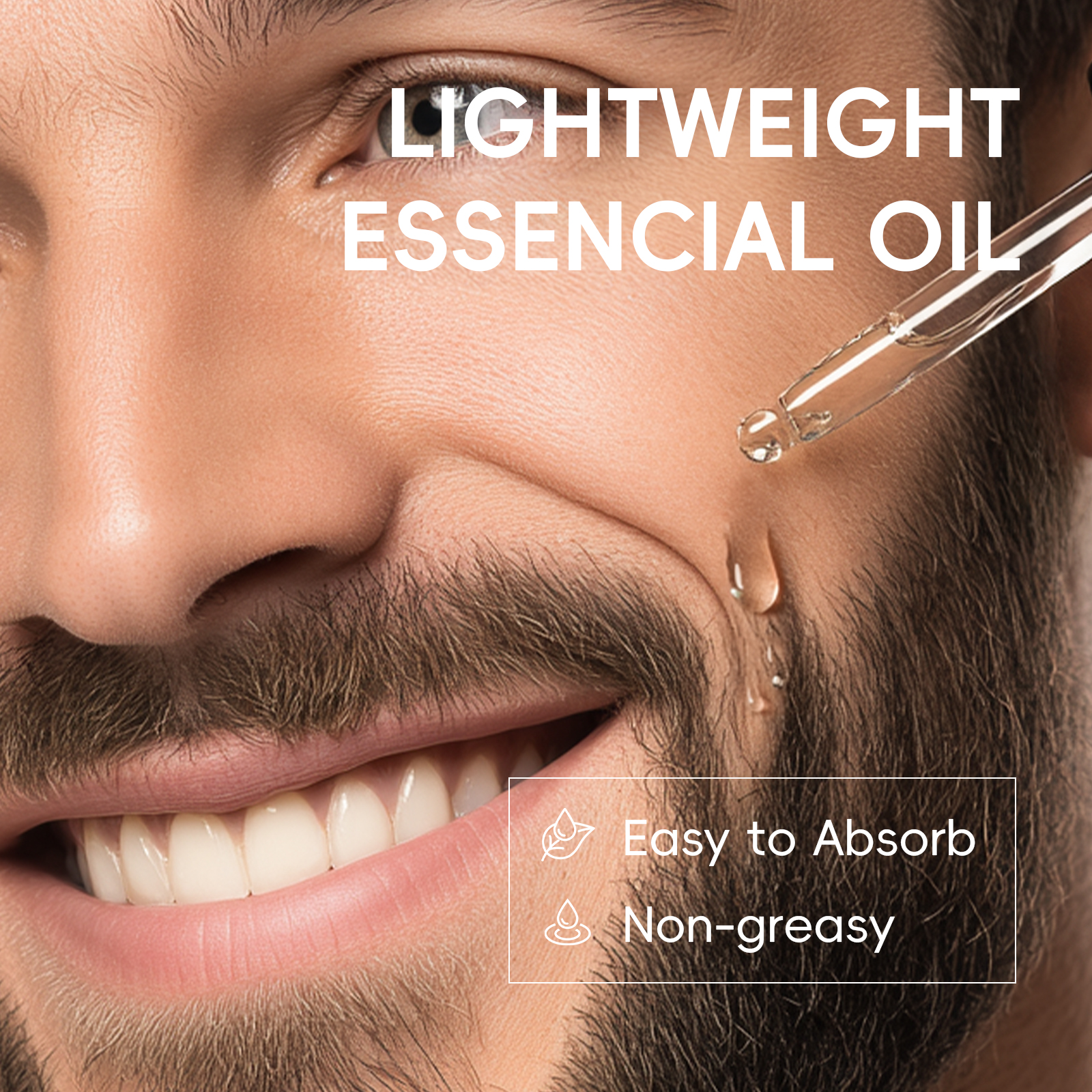 QUIYUM 4Pcs Men Beard & Facial - Men'S Grooming Oil avaliação e preço