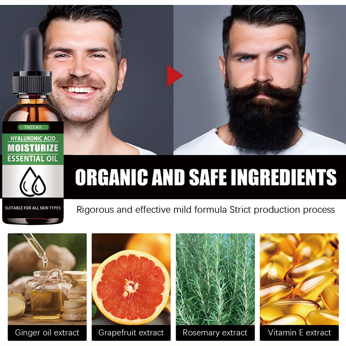 100%Natural Accelerate Facial  - Men'S Grooming Oil avaliação e preço