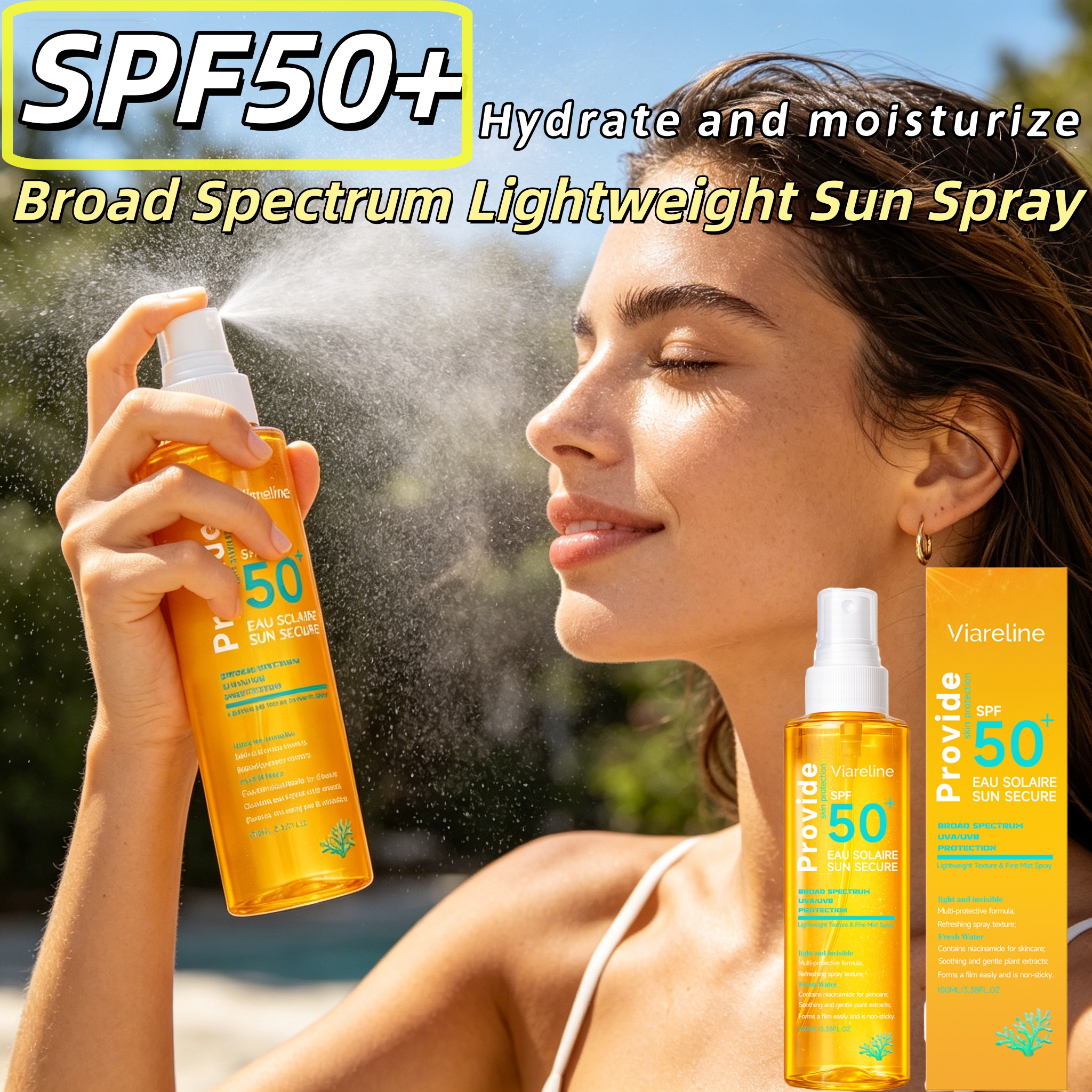 Hydrating  Invisible Sunscreen - Face Moisturizer Spf avaliação e preço