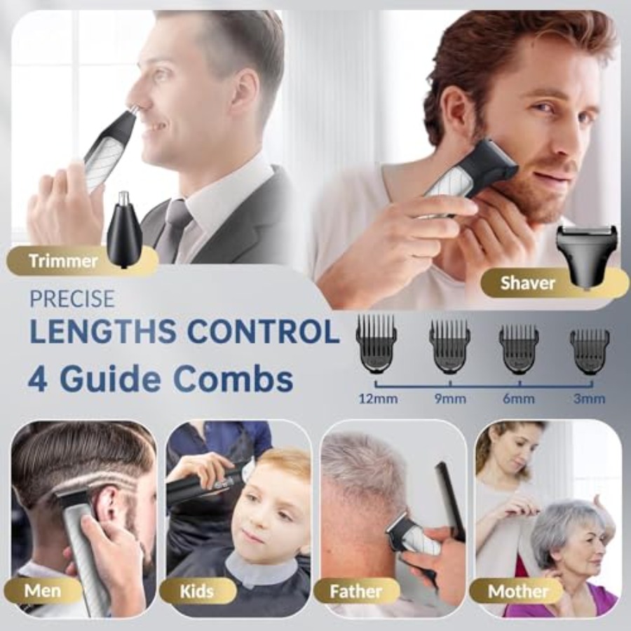 Beard Trimmer for Men: 3-in-1  - Men'S Grooming Kits avaliação e preço