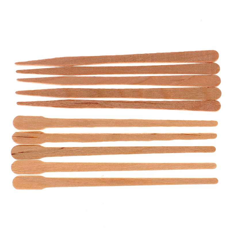 50/100Pcs Wooden Body Hair Rem - Hair Wax Stick avaliação e preço