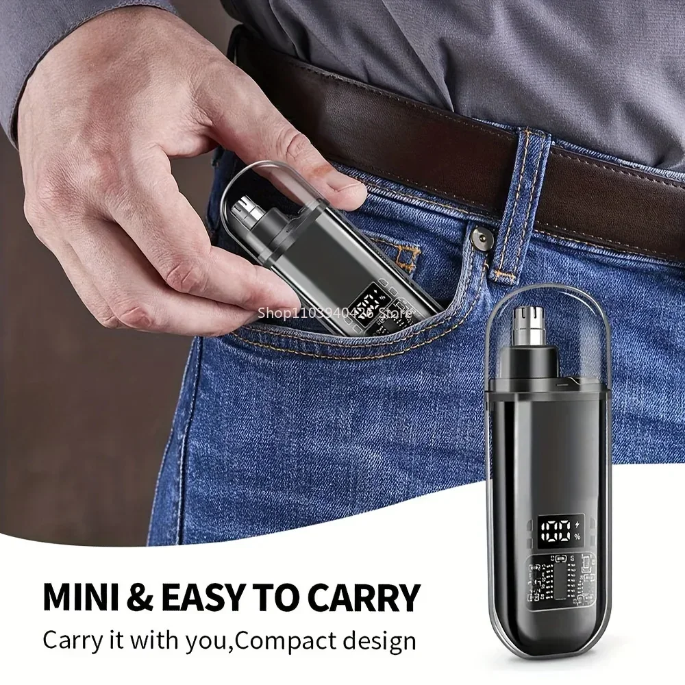 Nose Ear Hair Trimmer for Men  - Men'S Grooming Kits avaliação e preço