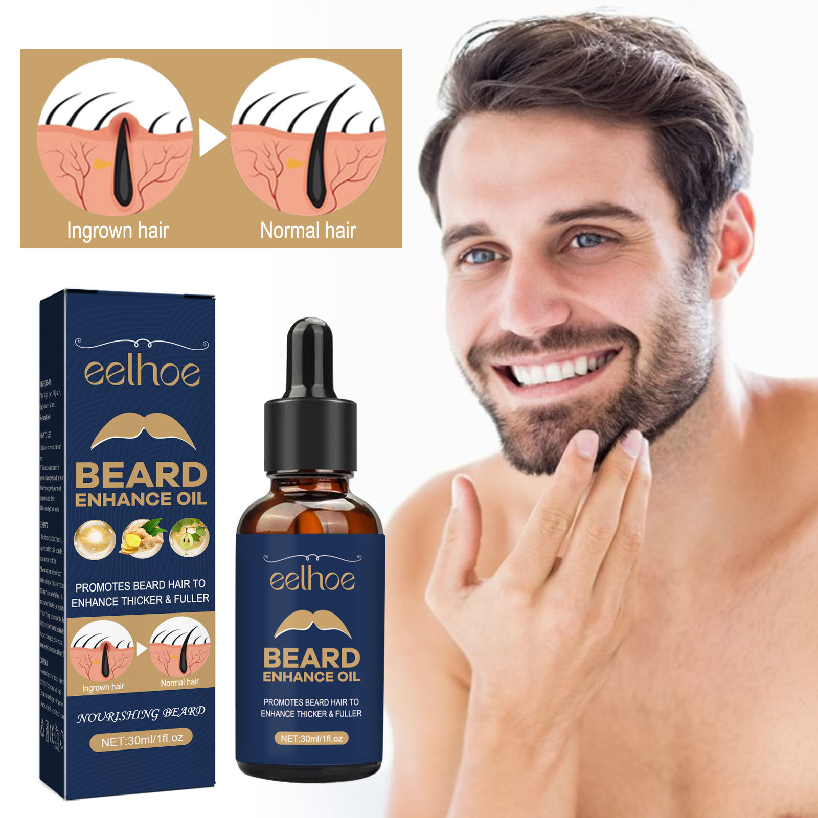 Beard Growth Oil for Men Hair  - Men'S Grooming Oil avaliação e preço