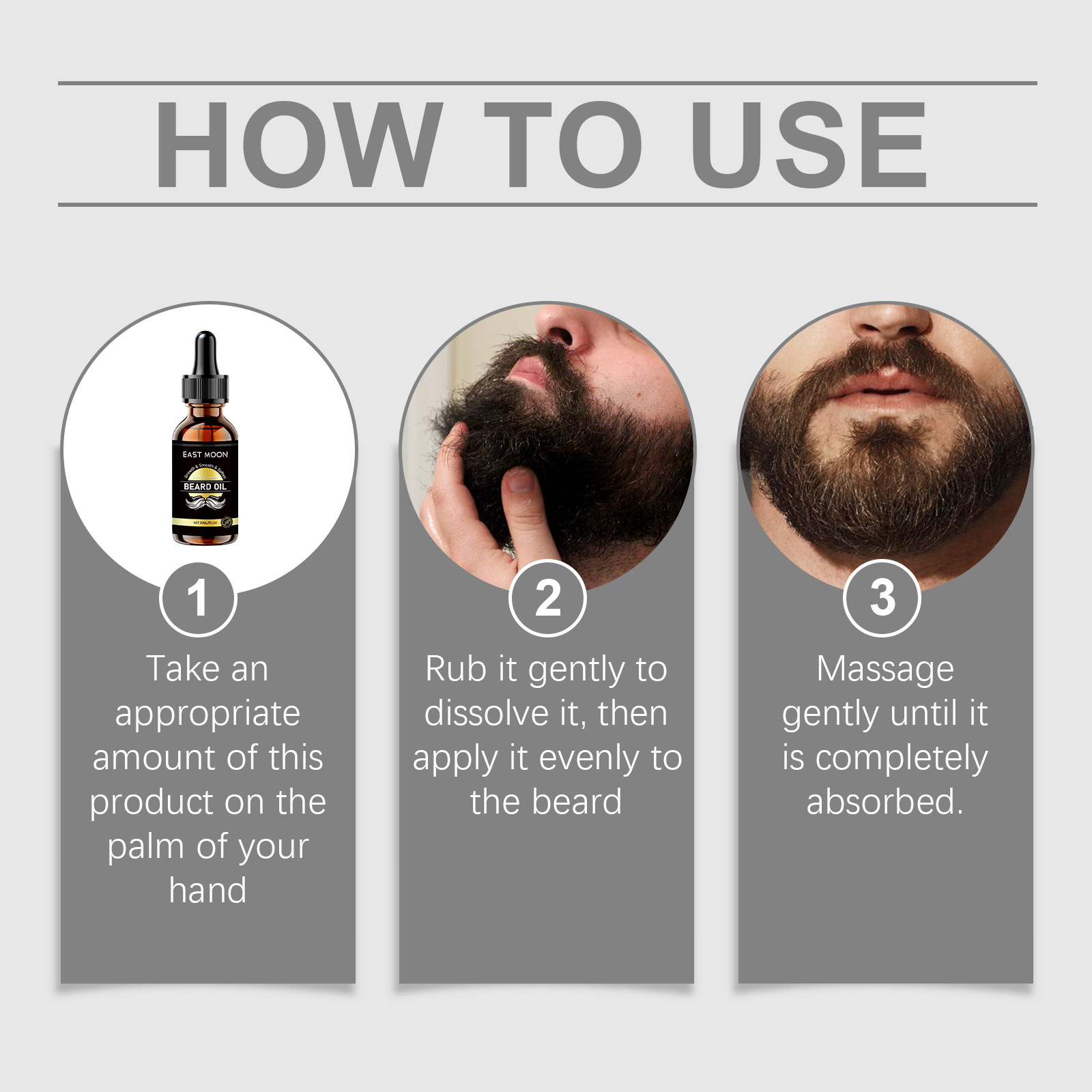 East Moon Argan Oil Men Beard  - Men'S Grooming Oil avaliação e preço