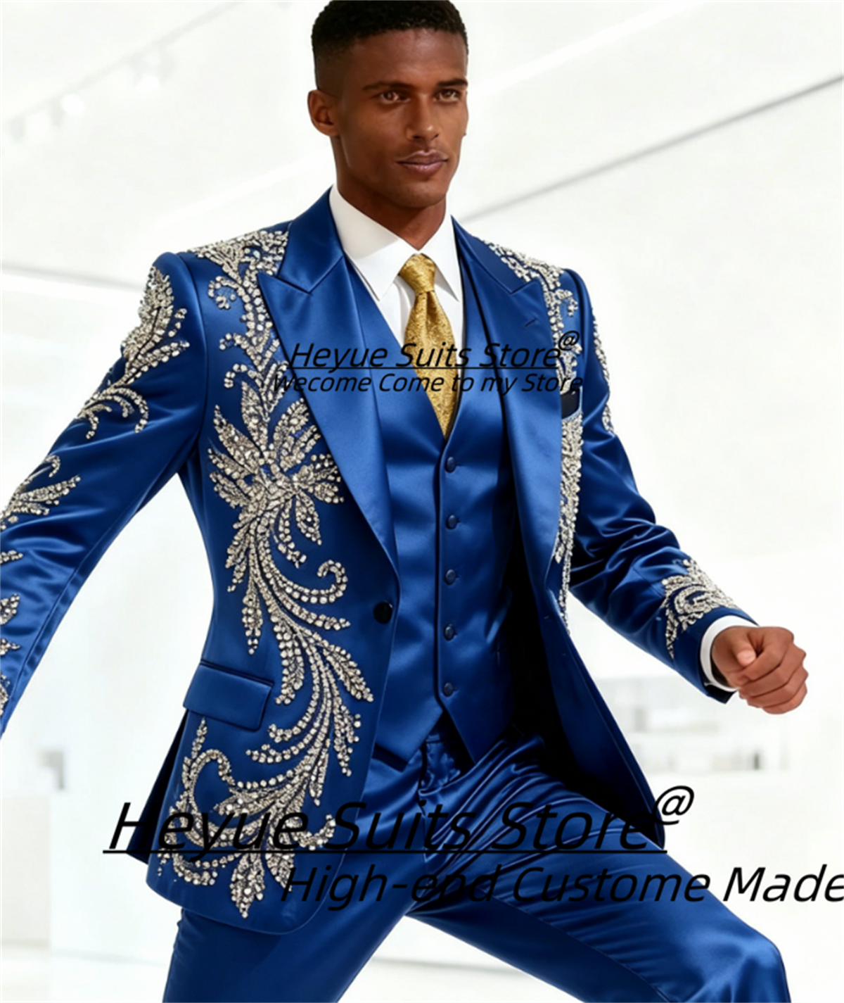 High End Customized Men Suit L - Men'S Grooming Kits avaliação e preço