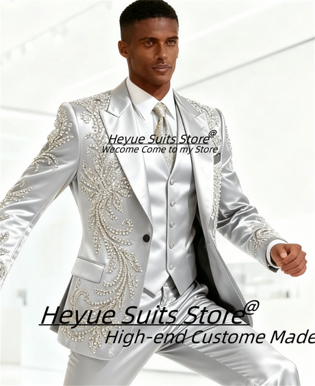High End Customized Men Suit L - Men'S Grooming Kits avaliação e preço