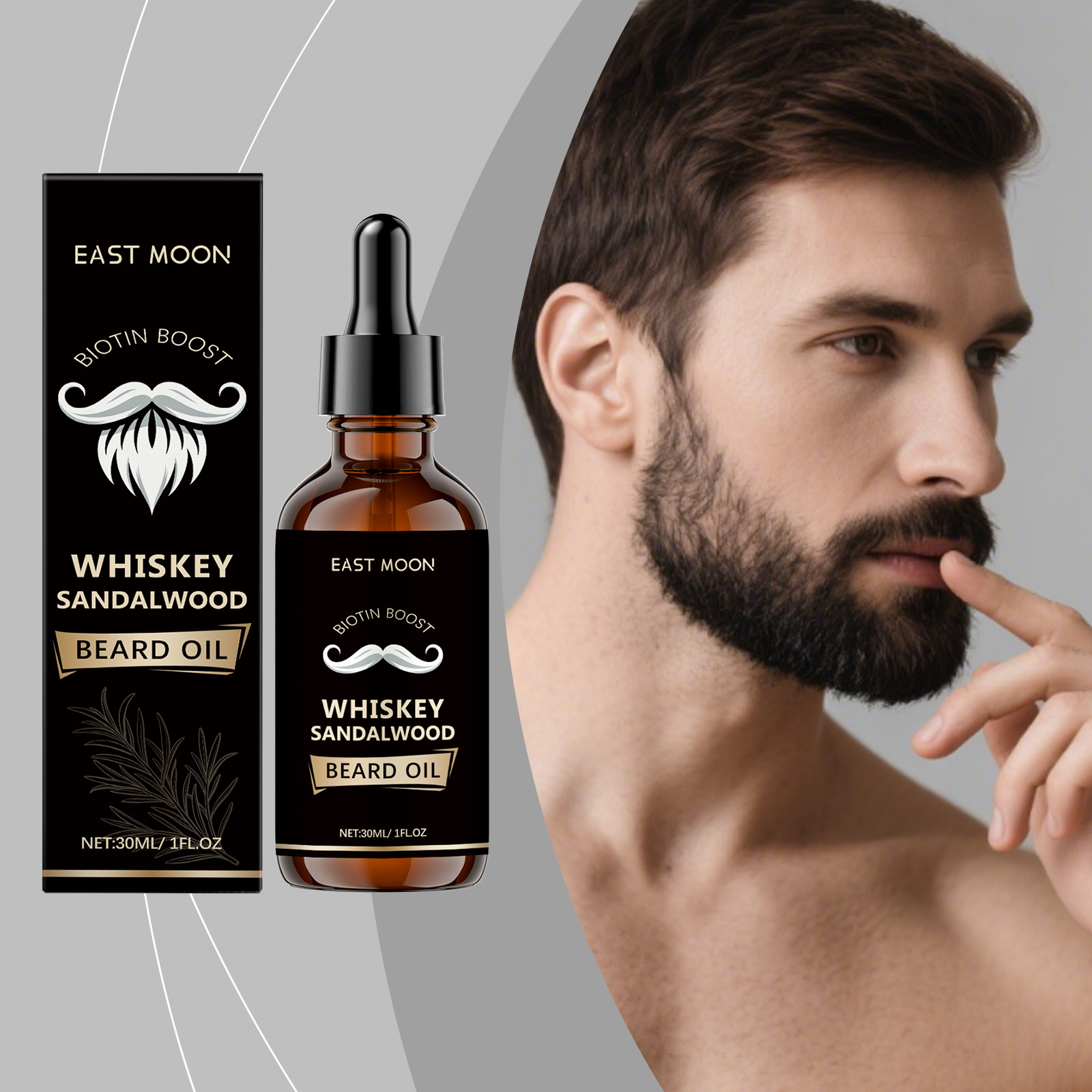 East Moon Rosemary Beard Care  - Men'S Grooming Oil avaliação e preço