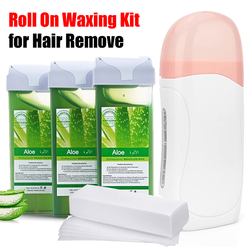 2026 3-in-1 Roll on Waxing Kit - Hair Wax Stick avaliação e preço