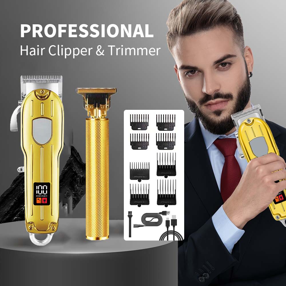 2 in 1 Electric Hair Clipper & - Men'S Grooming Blade avaliação e preço
