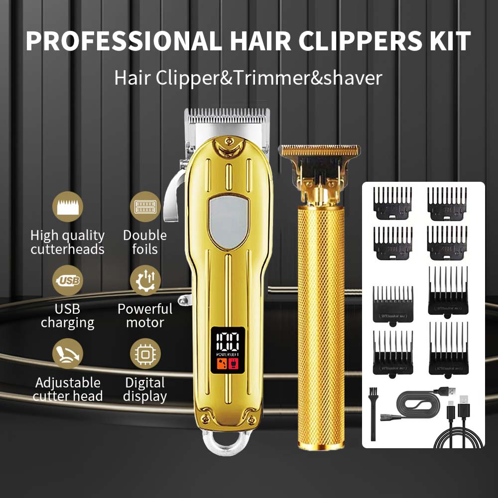 2 in 1 Electric Hair Clipper & - Men'S Grooming Blade avaliação e preço