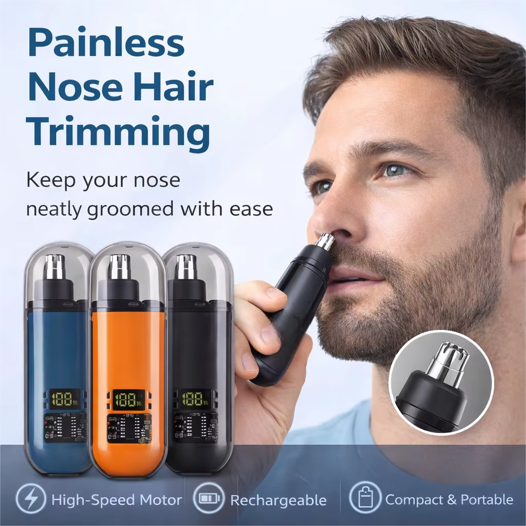Nose Hair Trimmer Rechargeable - Men'S Grooming Tape avaliação e preço
