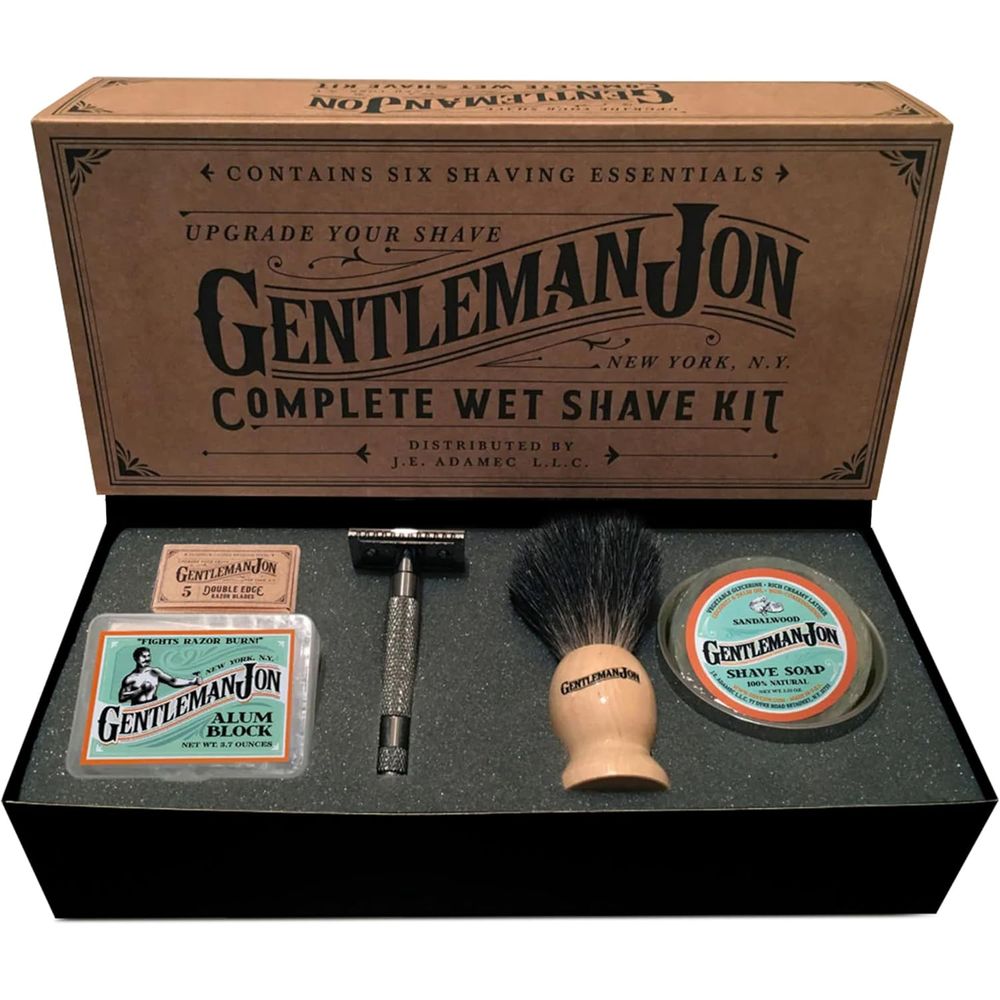 Classic Wet Shave Grooming Kit - Men'S Grooming Blade avaliação e preço