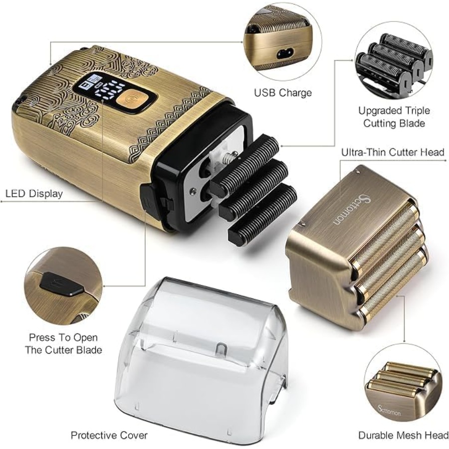 T-Blade Hair Trimmers and Elec - Men'S Grooming Blade avaliação e preço