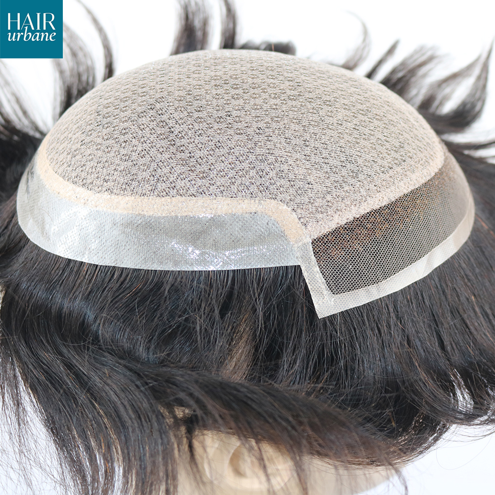 iLace Silk Base Men Toupee Swi - Men'S Grooming Tape avaliação e preço