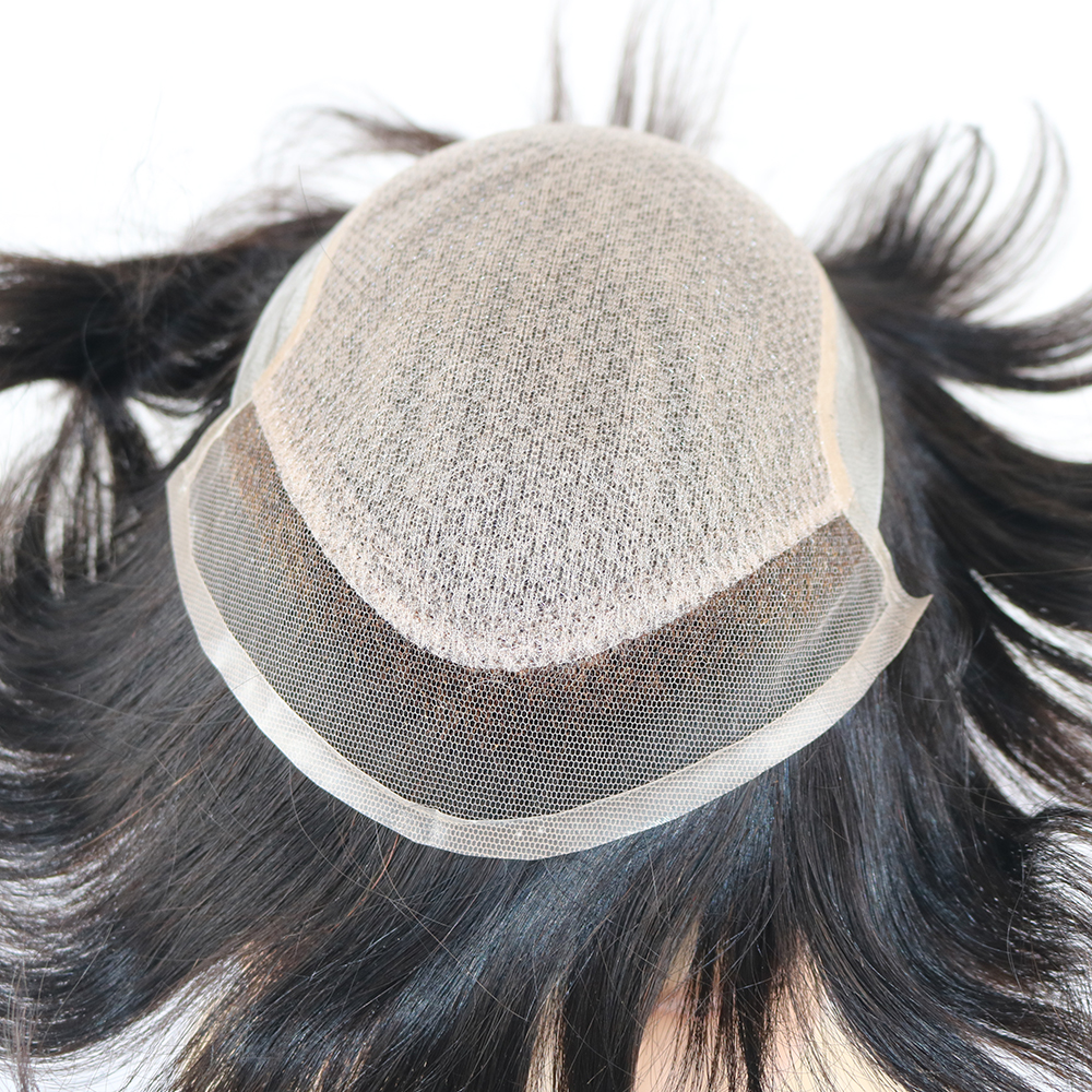 iLace Silk Base Men Toupee Swi - Men'S Grooming Tape avaliação e preço