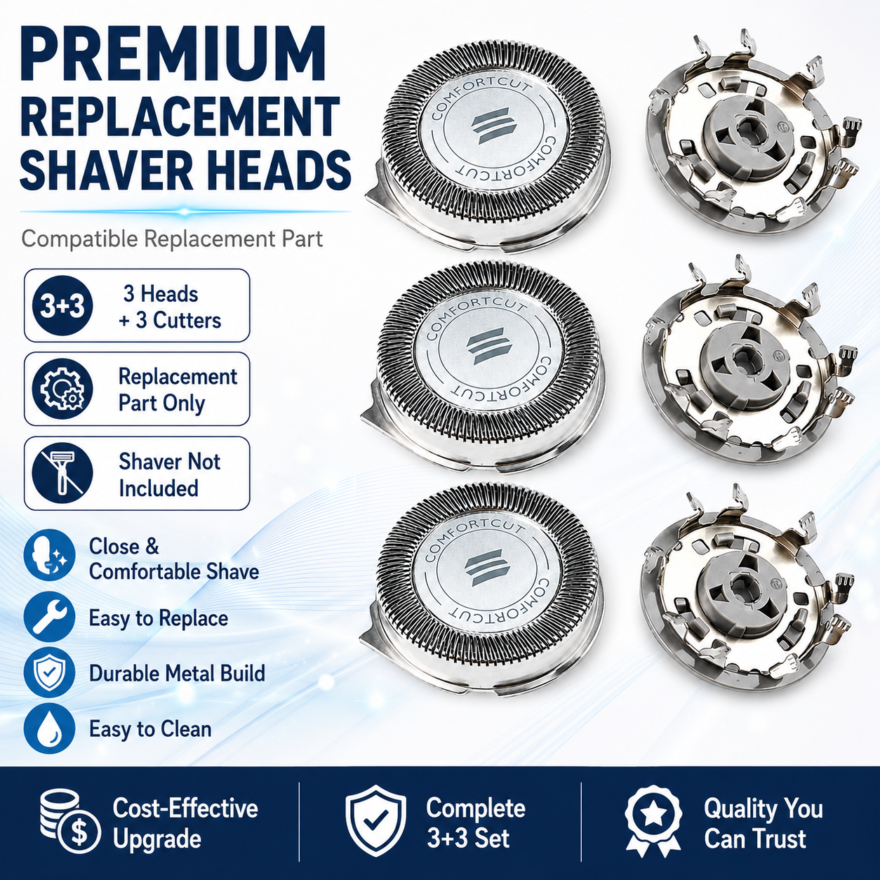 Compatible Replacement Shaver  - Men'S Grooming Trimmer avaliação e preço