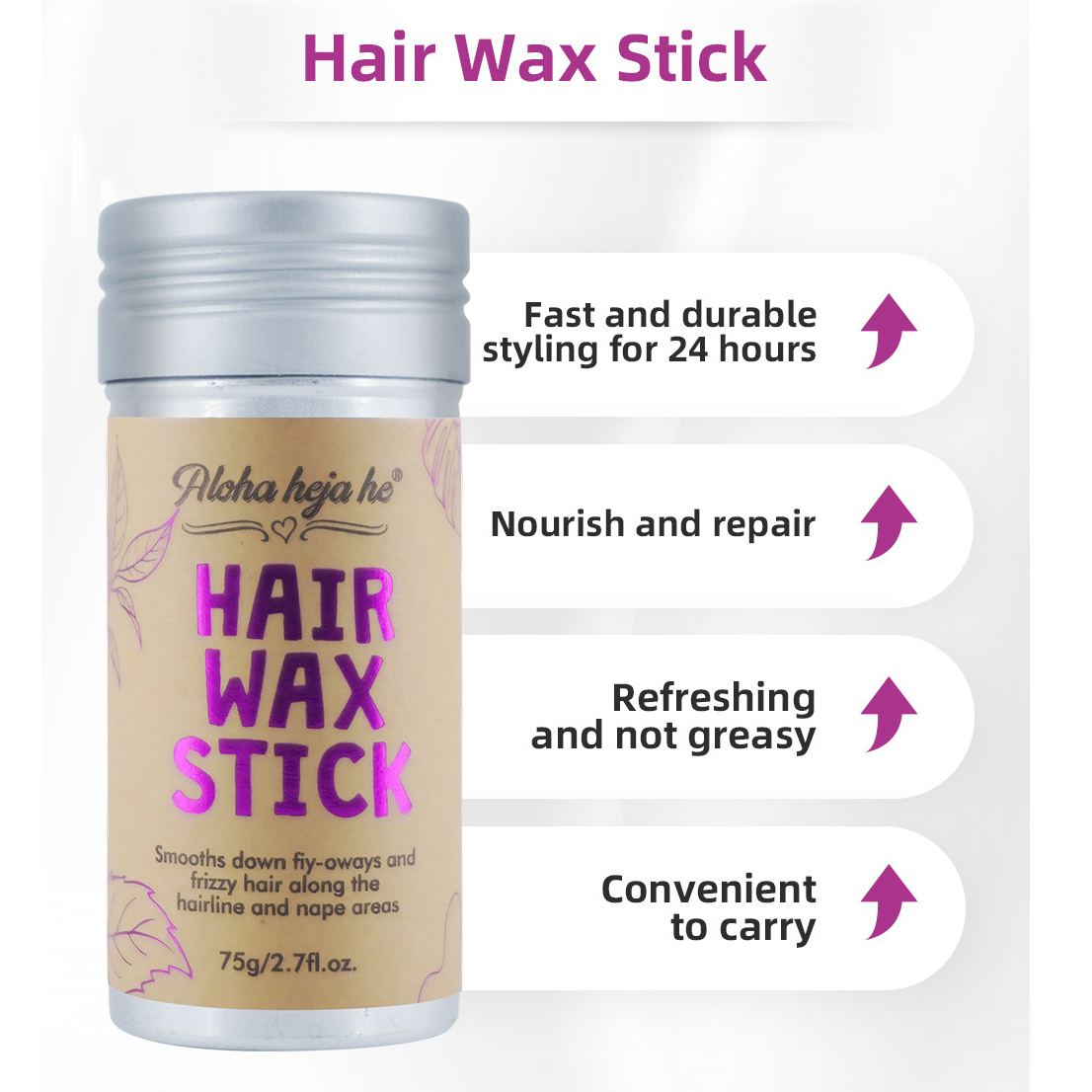 2/5Pcs Hair Styling Kit Wax St - Hair Wax Stick avaliação e preço