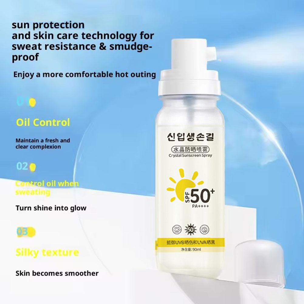 Korean Spf 50+ Sunscreen Spray - Face Moisturizer Spf avaliação e preço