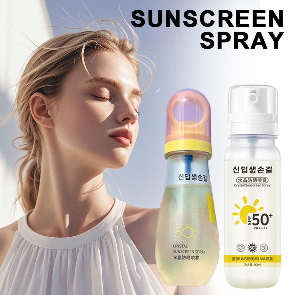 Korean Spf 50+ Sunscreen Spray - Face Moisturizer Spf avaliação e preço
