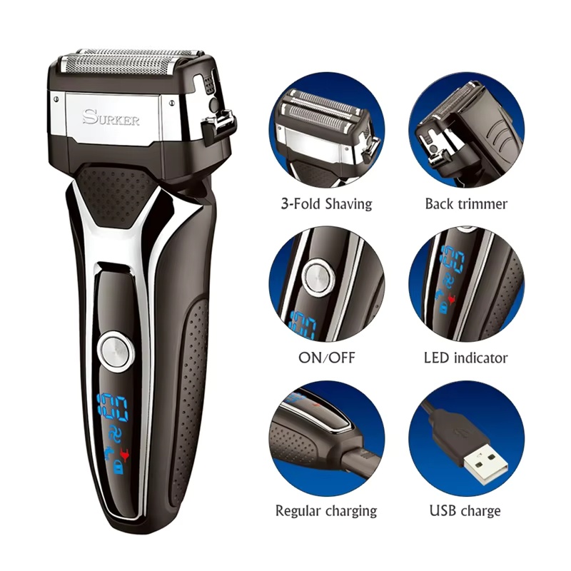 Surker Electric Shaver for Men - Men'S Grooming Blade avaliação e preço