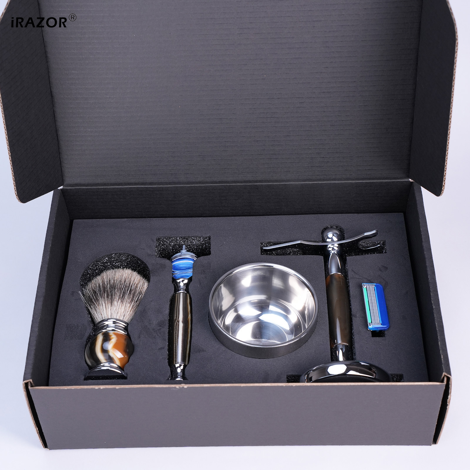 iRAZOR Luxury 5-Blade F5 Fusio - Men'S Grooming Blade avaliação e preço