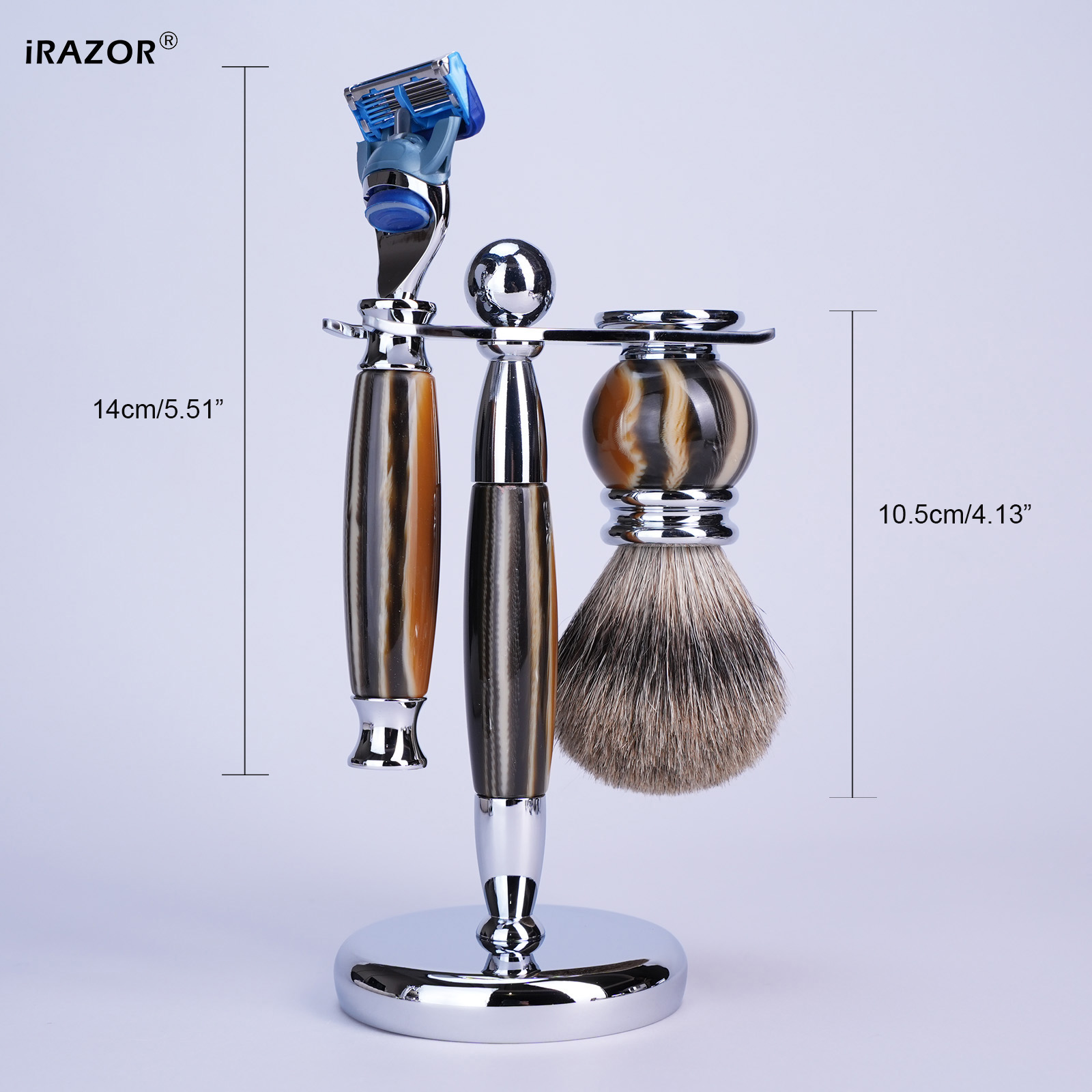 iRAZOR Luxury 5-Blade F5 Fusio - Men'S Grooming Blade avaliação e preço