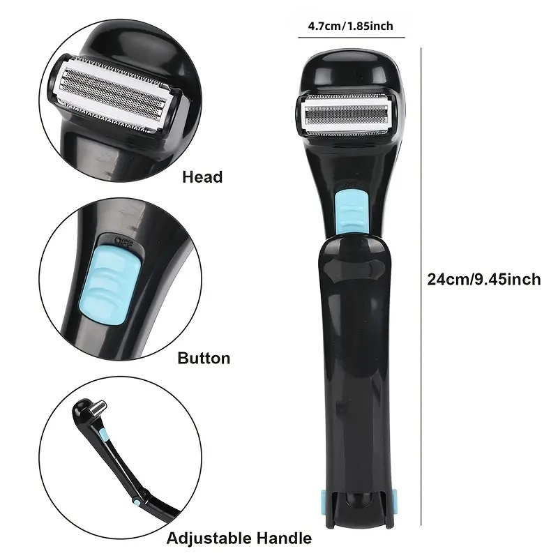 Rechargeable Electric Back Sha - Men'S Grooming Blade avaliação e preço