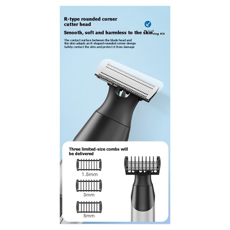 A83G-Dual-Sided Blade Body Hai - Men'S Grooming Blade avaliação e preço