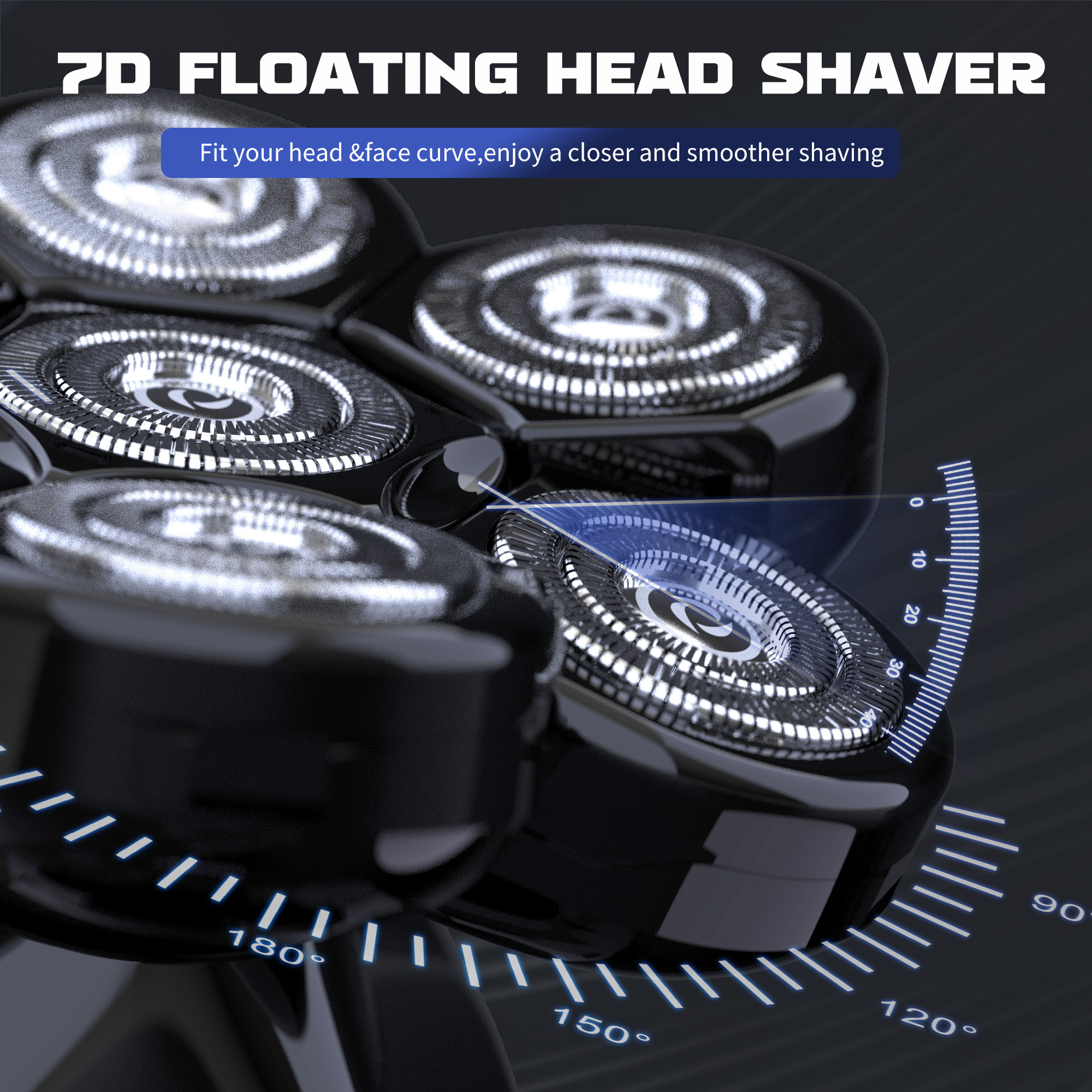 SEJOY Multifunctional 7D Head  - Men'S Grooming Blade avaliação e preço